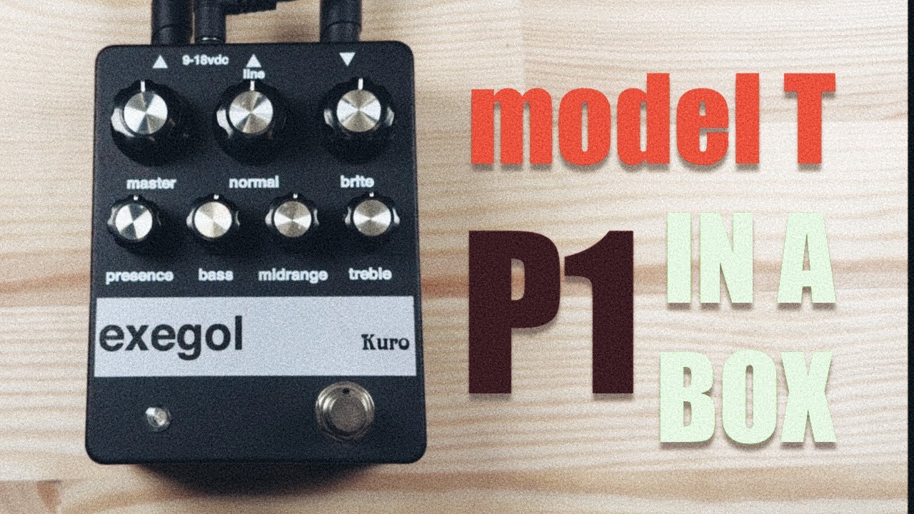 Kuro Exegol Into Sunn Coliseum 300 and Laney AOR 50 P1 // NO TALK DEMO