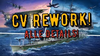 World of Warships Legends - NEWS - CV REWORK! ALLE Details! [deutsch/ gameplay]