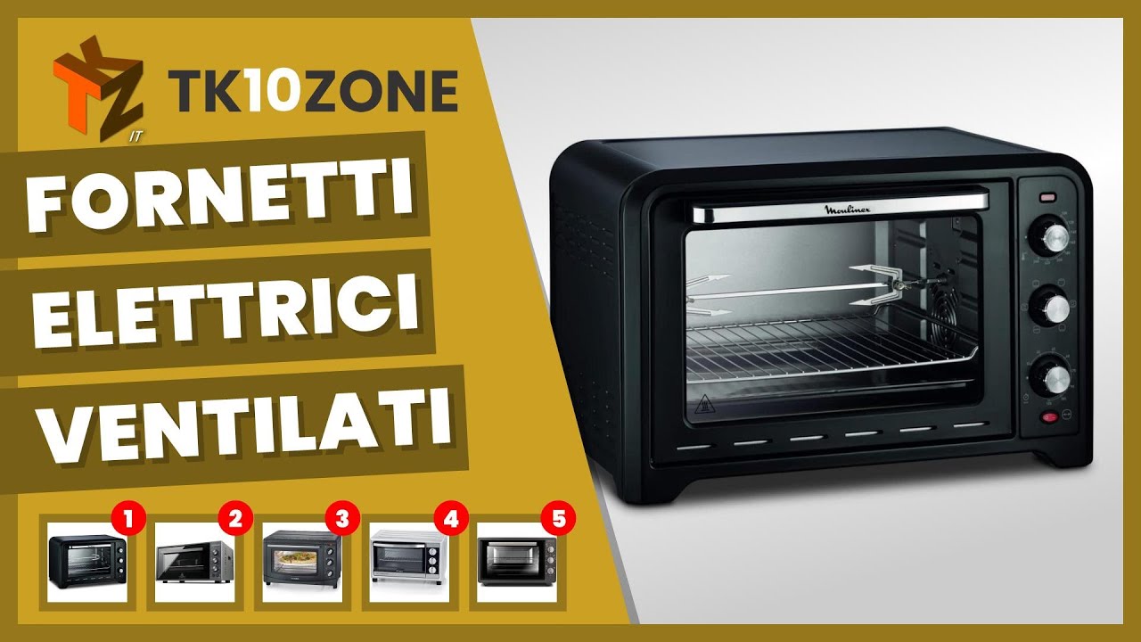 Forno Elettrico Ventilato con Girarrosto FE58