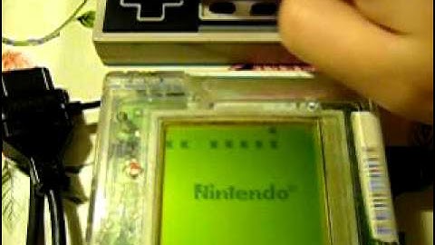 Gameboy interfacing a NES controller via the link port