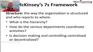 1860 McKinsey 7s Framework