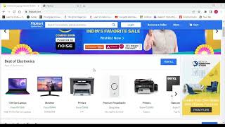 Best of Electonic section Flipkart using html css and javascript - part 1
