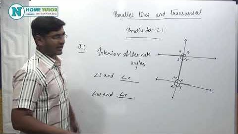 Parallel Lines & Transversal Class 8th Mathematics Chapter 2 Part 2 Maharashtra Board English Med