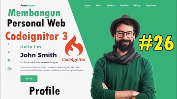 26 Personal Web Codeigniter 3 - Profile