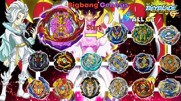 【Bigbang Genesis VS ALL Beyblade Burst GT Marathon battle】 ベイブレードバースト GT 베이블레이드 버스트 진검