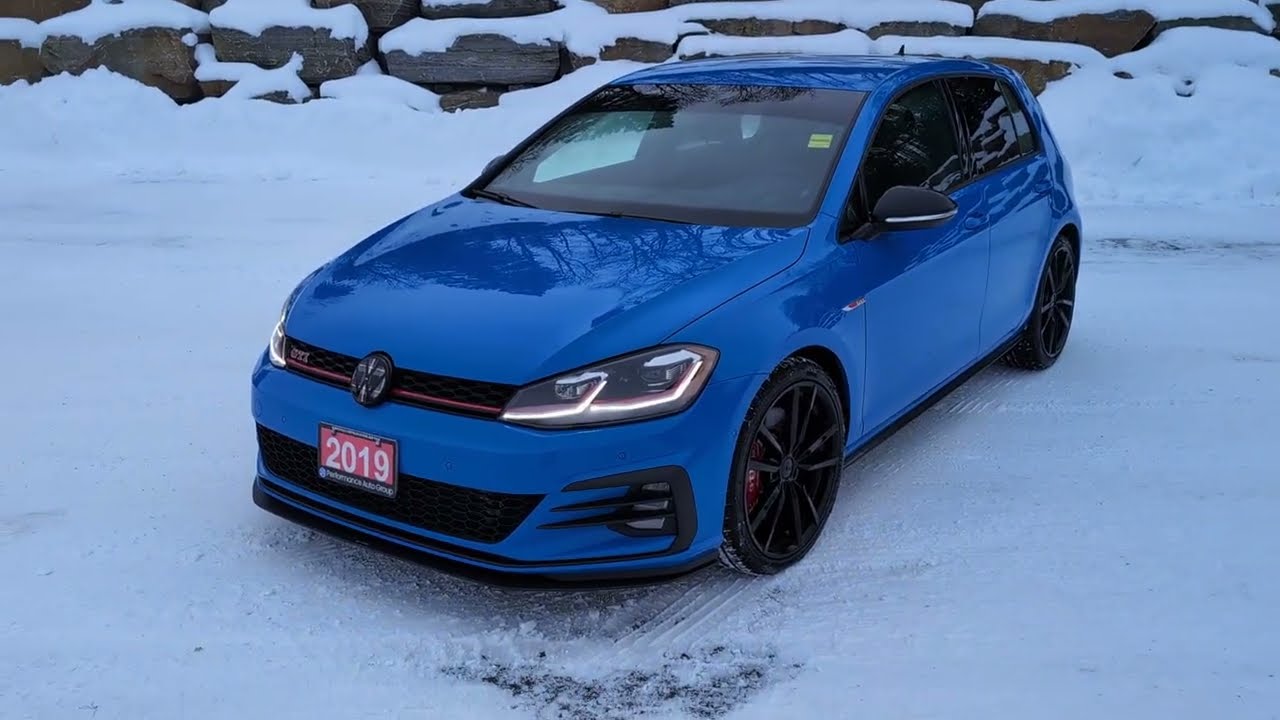 2019 VW GTI Rabbit in Cornflower Blue