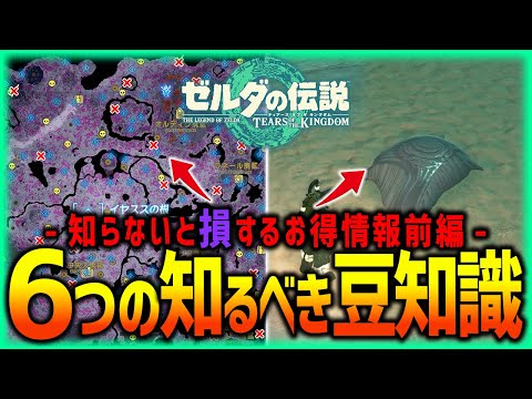 【ティアキン】６つ知らないと損!!重要な豆知識まとめ前編!!【ティアーズオブザキングダム】