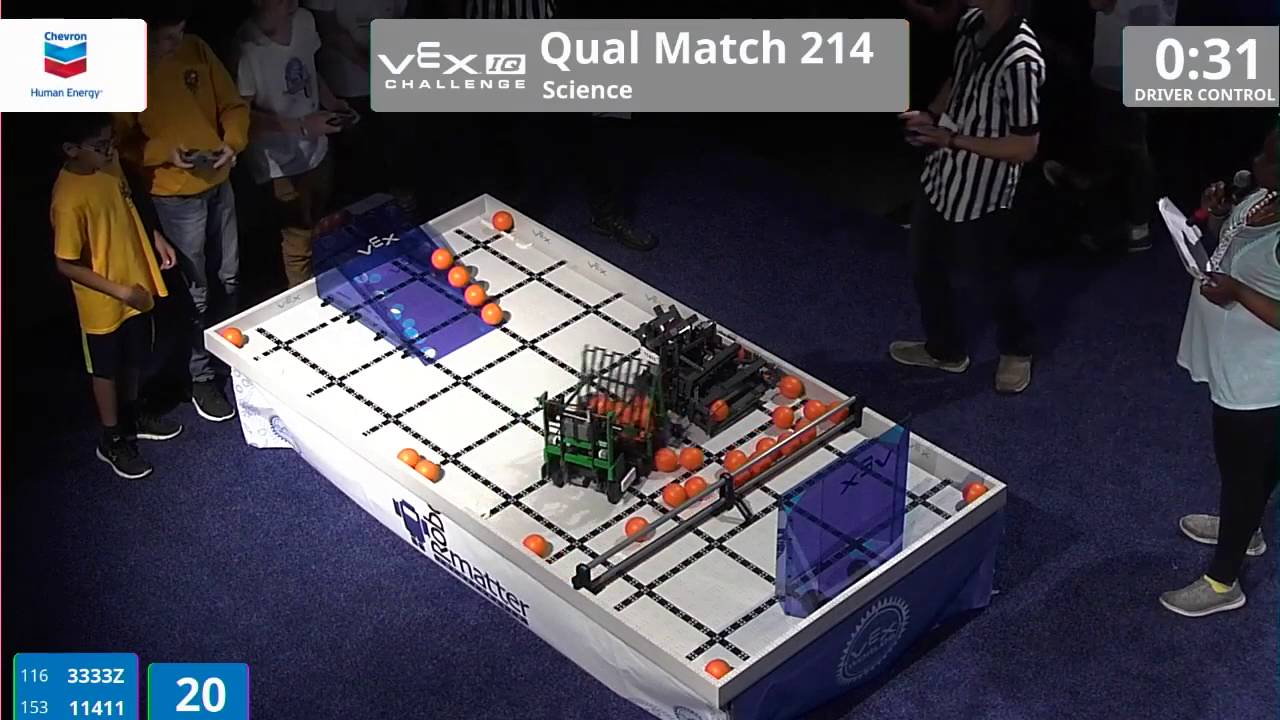 VEX Worlds 2016 - VEXIQ Middle School - Science - Qual 214 (3333Z 11411) 64