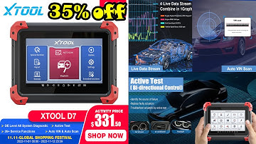 XTOOL D7 OBD2 Automotive All System Diagnostic Tool Code Reader Key Programmer New