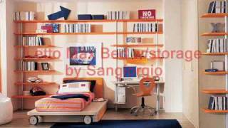 Wood Bunk Bed, Modern Designer Futon Metal Bunk Beds For Kids, Youth, Children And Teenagers.