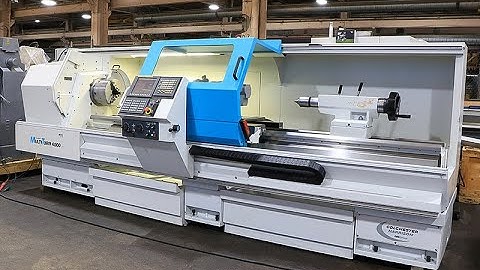 21" x 120" CLAUSING-COLCHESTER CNC/MANUAL GAP BED LATHE