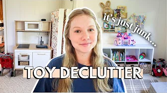 what my kids actually play with 👑 | DECLUTTER toys without guilt + kids toy decluttering motivation