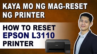 PAANO MAG-RESET NG EPSON L3110 PRINTER (How to reset Epson L3110 printer)