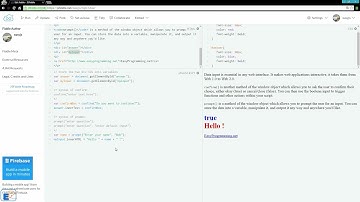Easy JavaScript - User Input - prompt & confirm (8)