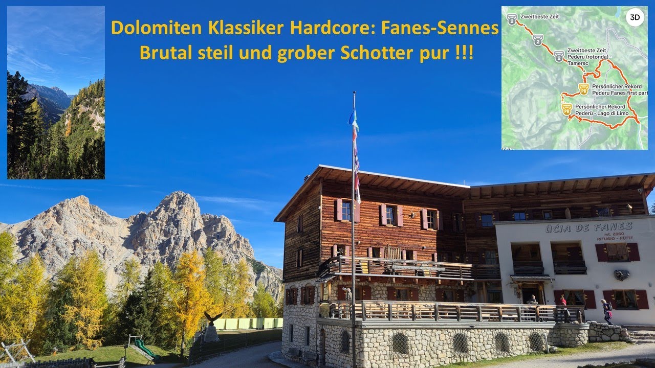 Dolomiten Klassiker Hardcore: Fanes-Sennes Brutal steil und grober Schotter pur