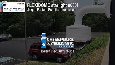 BOSCH FLEXIDOME starlight 8000i - Unique Feature Benefits