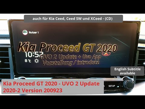 Kia Proceed GT 2020 - UVO2 Upd. 200923 - новый дизайн, приложение UVO, звуки природы и многое другое