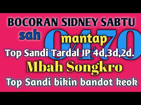 16+ Bocoran Sidney Besok Sabtu