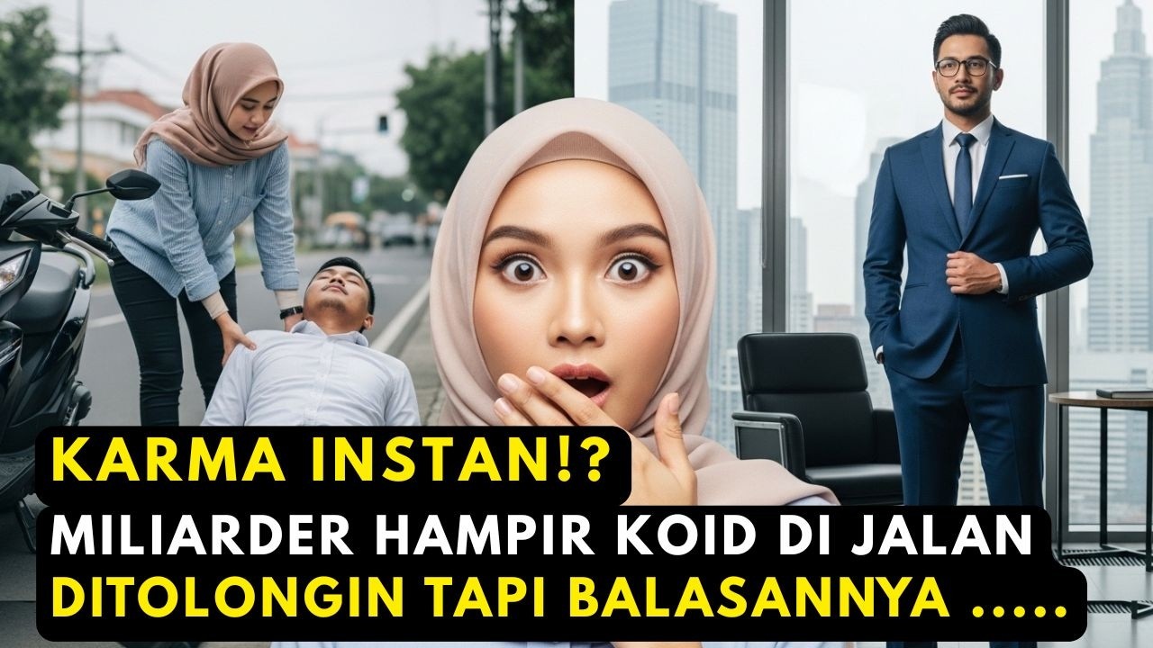 GENDONG PRIA PINGSAN, GADIS INI DIHINA ISTRI KAYA RAYA! Endingnya Bikin Puas!