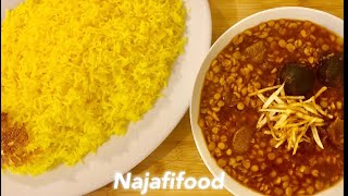 طرز تهیه شکر پلو معروف شیرازی و خورشت قیمه یک غذای ایرانی بسیار خوشمزه