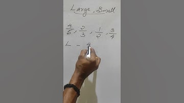 PSC MATHS SHORT CUT METHOD FRACTION Largest smallest #shorts  #pscmaths #fraction #largest #smallest