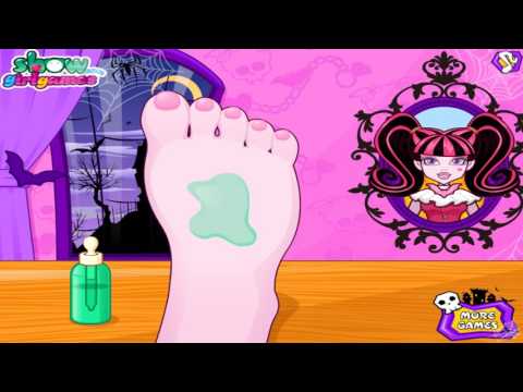 Monster High Draculaura Foot Doctor Best Game for Little Kids