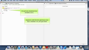 14 - Comment utiliser les fonctions génériques en Swift sur IOS ?