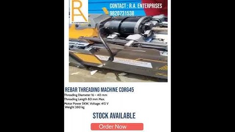 Rebar Threading Machine CDRG45                                        Order Now
