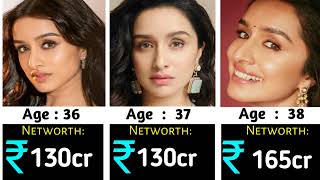 Celebrity Bollywood Actress Shraddha Kapoor Networth Evolution From 1987-2025 🤑 Wealth