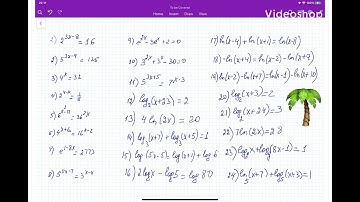 College Algebra_H: Ch.4.4: Exponential & Logarithmic Equations _ Part 1(Questions: 1-12)