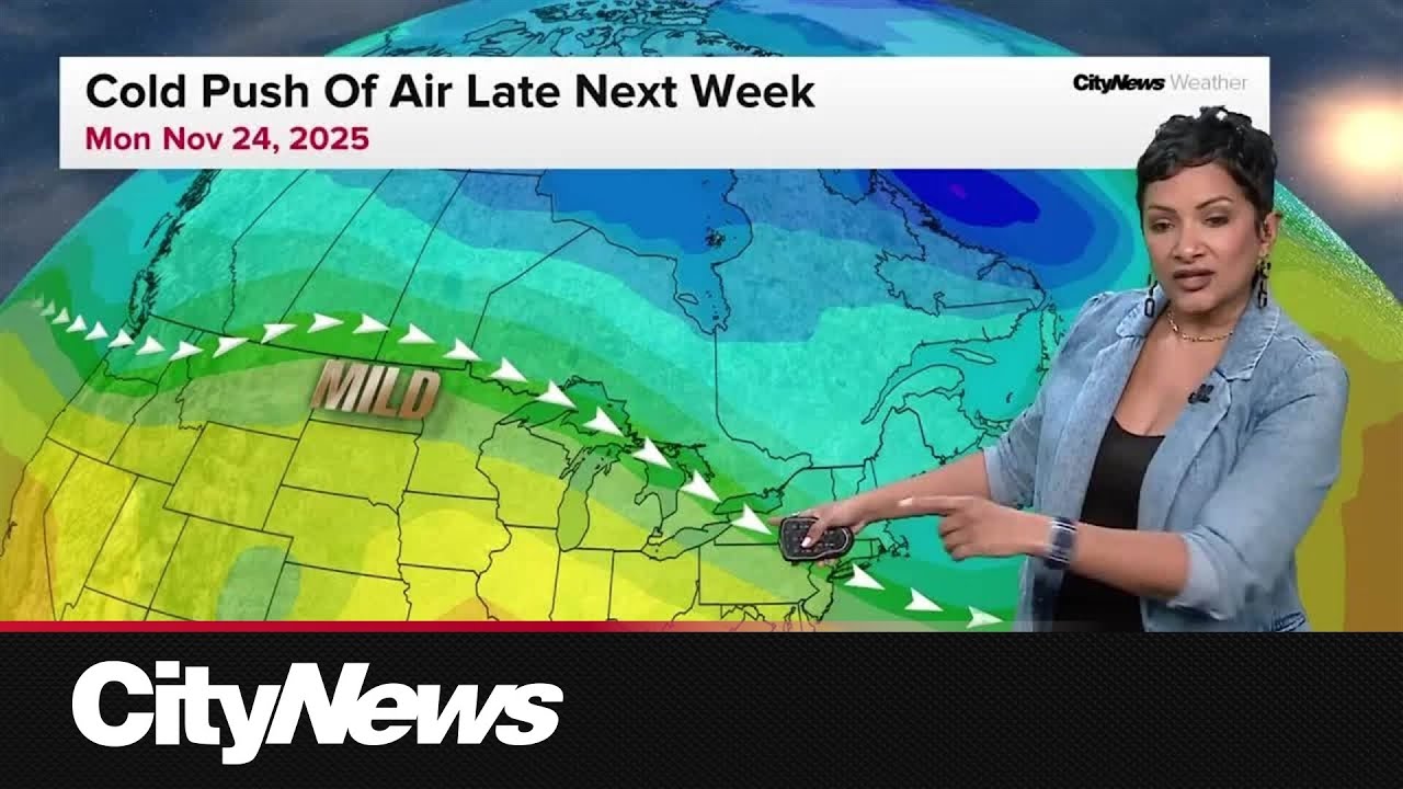 Rain and drizzle for a mild Friday - YouTube