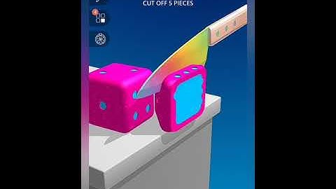 ASMR Slicing all levels gameplay game android IOS #shorts