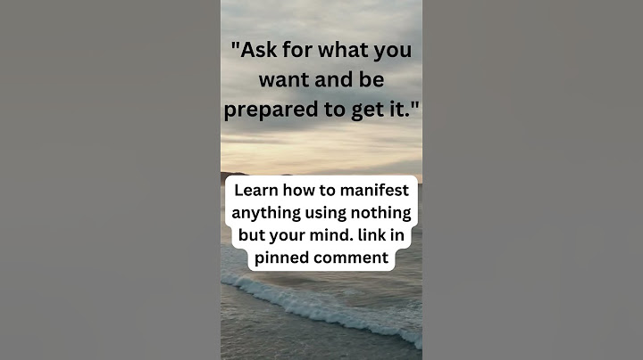 Ask for what you want and be prepared to get it #short