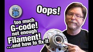 Too Much G-code, Not Enough Filament! How To Fix an Unfinished Print