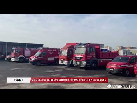 Video 16 GENNAIO 2026 - BARI: VIGILI DEL FUOCO, NUOVO CENTRO DI FORMAZIONE PER IL MEZZOGIORNO