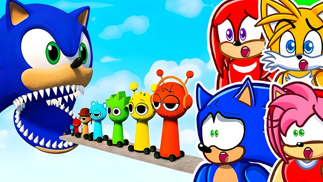 SPRUNKI CARS vs SONIC!