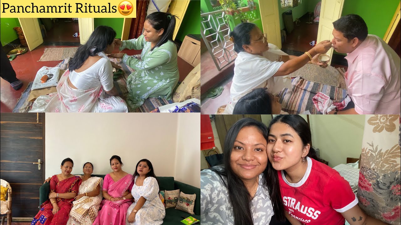 Panchamrit Rituals Assamese Tradition 5th Month Pregnancy🤰🏻