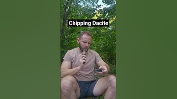 An evening knapping session #bushcraft #flintknapping #survival #obsidian #primitive