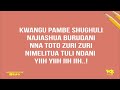 Diamond Platnumz - Haunisumbui (Official lyrics video)