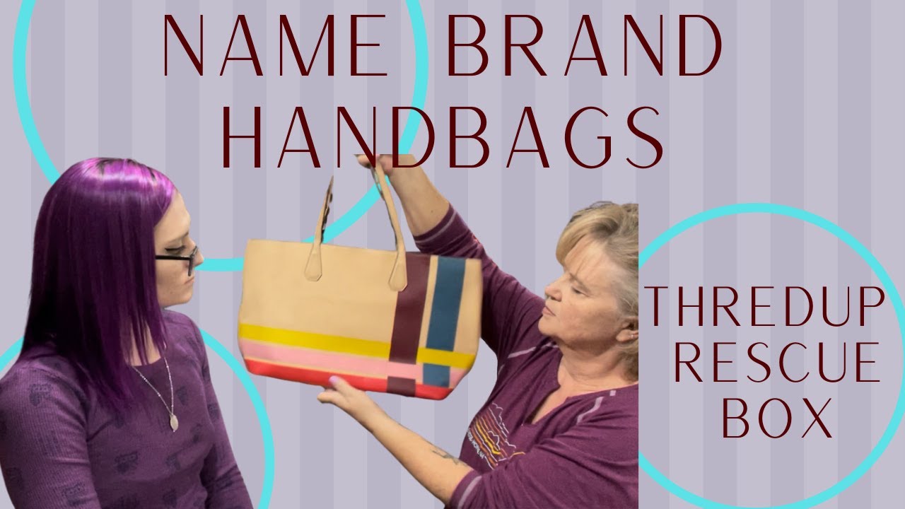 Name Brand Handbags from Thredup. Kate Spade, Michael Kors...and Tory Burch!!  - YouTube