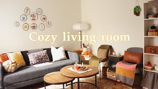 ترتيب جلسة شتوية دافئة | Cozy living room makeover