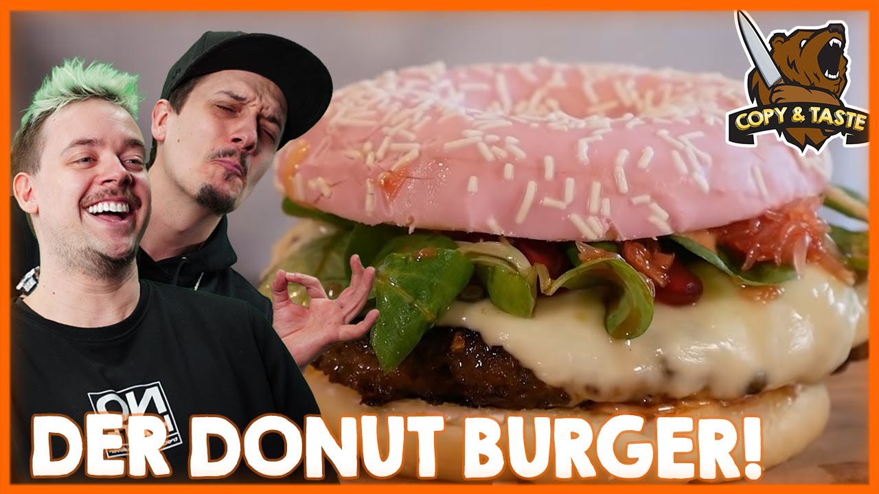 SÜß UND SAFTIG! Der Donut-Burger!
