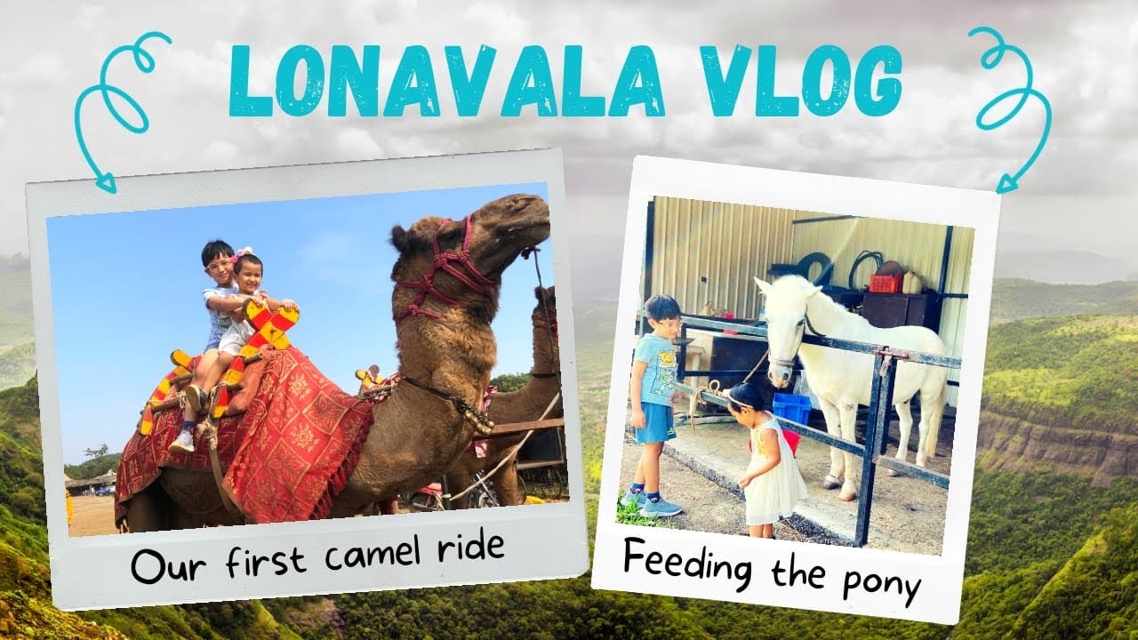 Lonavala Vlog | Feeding The Horse | Camel Ride | Lion's Point | Lake View Trek | Organic Garden Tour