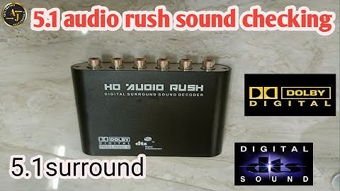 5.1 Dolby Audio Decoder Sound Checking Review ||| AJ electronics