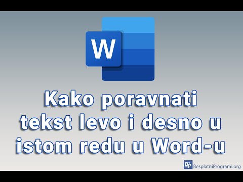 Video: Trebaju li brojevi biti poravnati desno ili lijevo?