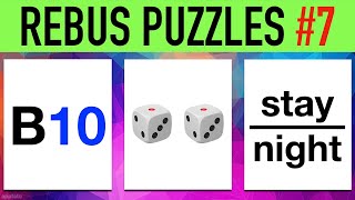 Rebus Puzzles with Answers #7 (20 Rebus Puzzle Brain Teasers)