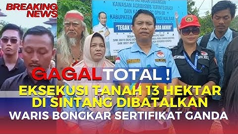 Dualisme Sertifikat: Kejanggalan Hukum di Balik Eksekusi, Ahli Waris Minta Perlindungan Ke Presiden