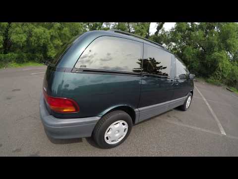 4K Review 1995 Toyota Previa SC Supercharged Virtual Test-Drive and Walk around