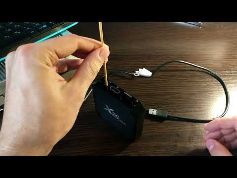 Прошивка приставки X96 mini Amlogic S905W при помощи компьютера на прошивку Tanix Tx3 mini