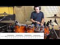Paradiddle fill drum